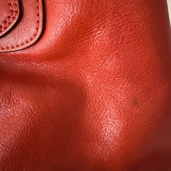 Coach Red Leather Handbag - Picture 5 of 8